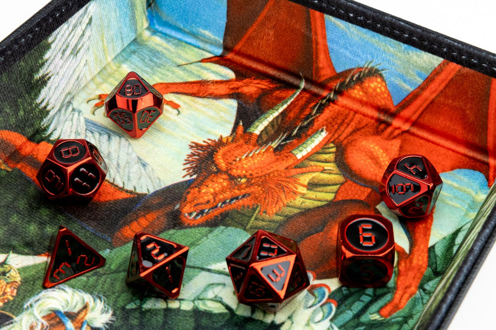 Tour à Dés Fanroll D&D Masterworks édition Limitée - Illustration Larry Elmore, Pliable