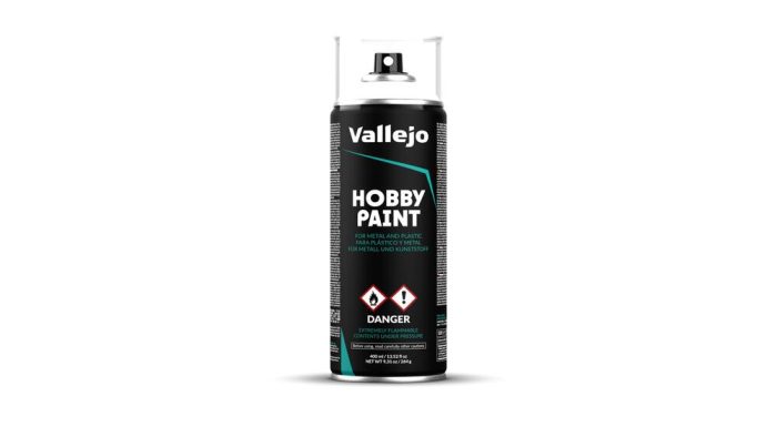 Vallejo Aerosol Spray Primer - White Primer 400ml Old Packaging