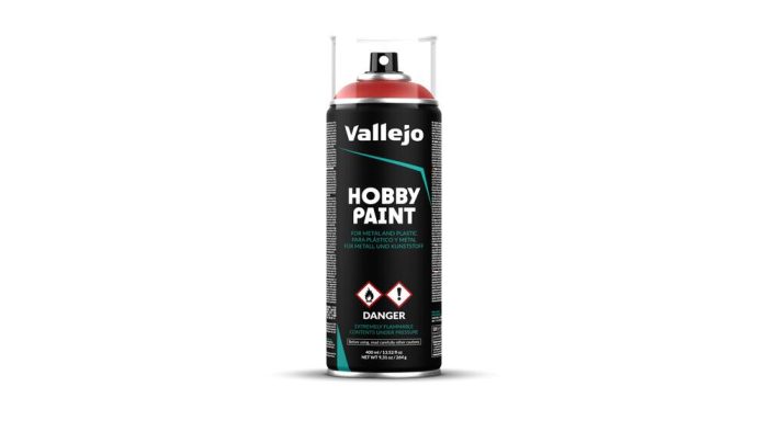 Vallejo Aerosol Spray Primer - Scarlet Red
