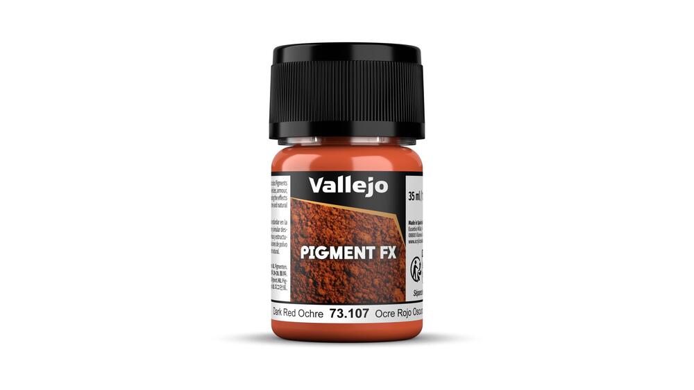 Vallejo - Pigments - Dark Red Ochre 30ml