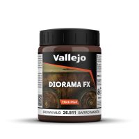 Vallejo - Diorama Effects - Brown Thick Mud 200ml