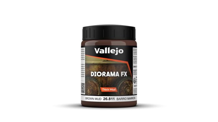 Vallejo - Diorama Effects - Brown Thick Mud 200ml