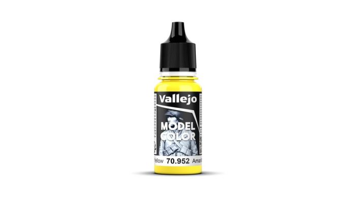 Vallejo - Model Color - Matt - 025 - Lemon Yellow - Image 2