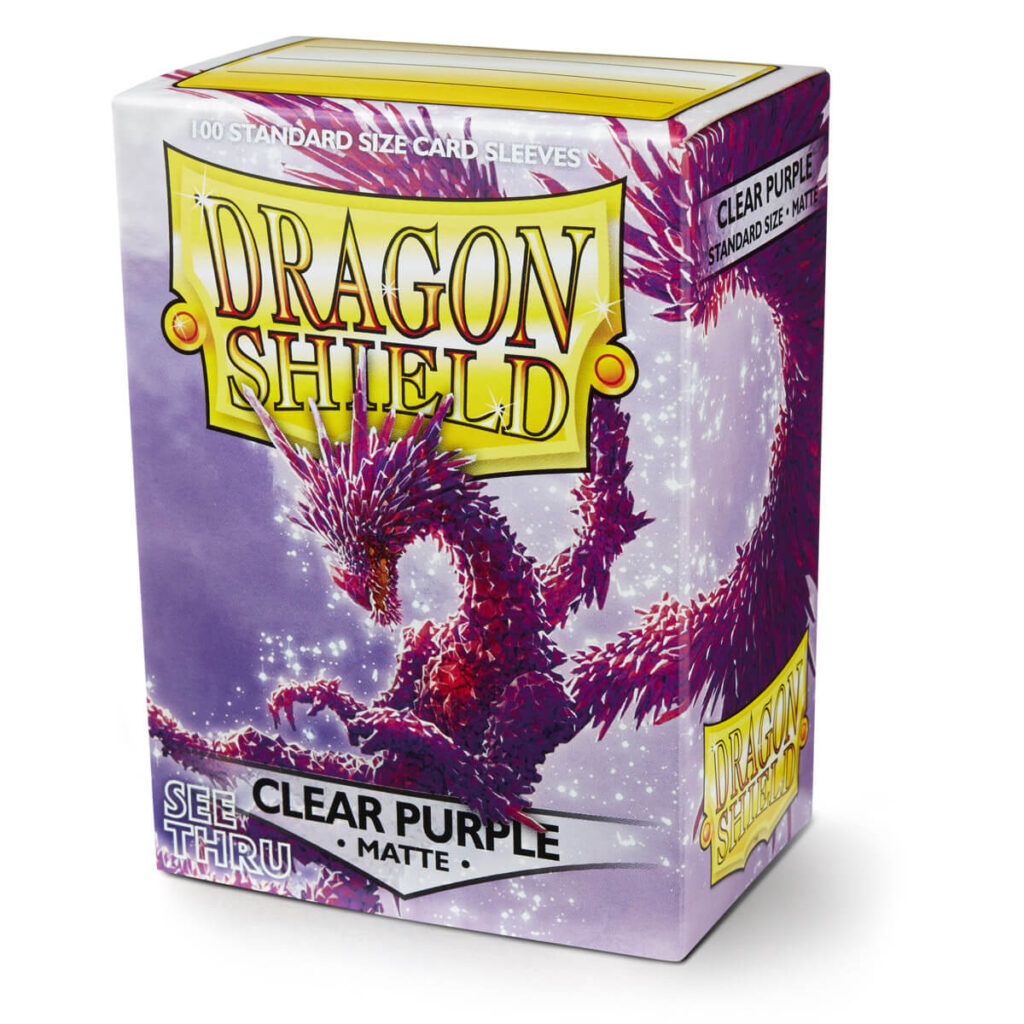 DS Sleeves (100) Clear Purple Matte - Geek Culture