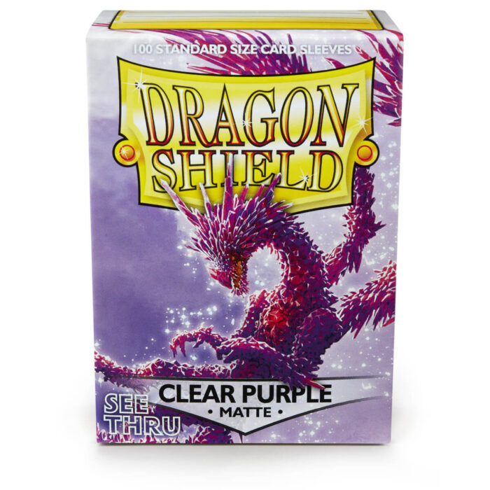 DS Sleeves (100) Clear Purple Matte - Image 2