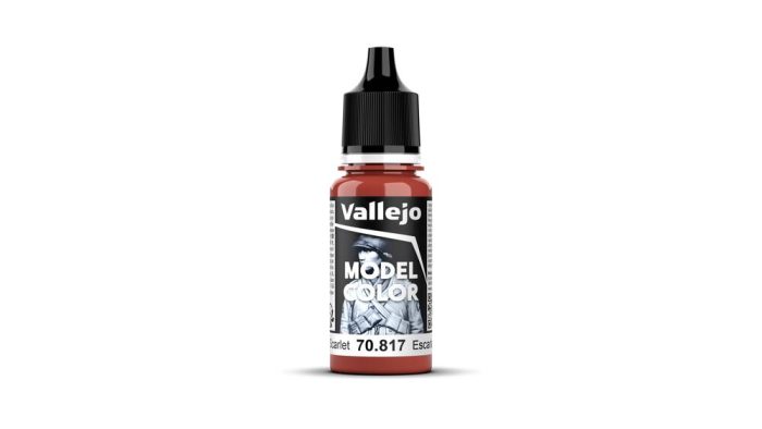 Vallejo Model Colour - Scarlet 17 ml Old Formulation - Image 2