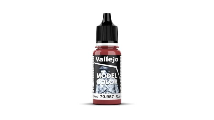 Vallejo Model Colour - Flat Red 17 ml Old Formulation - Image 2