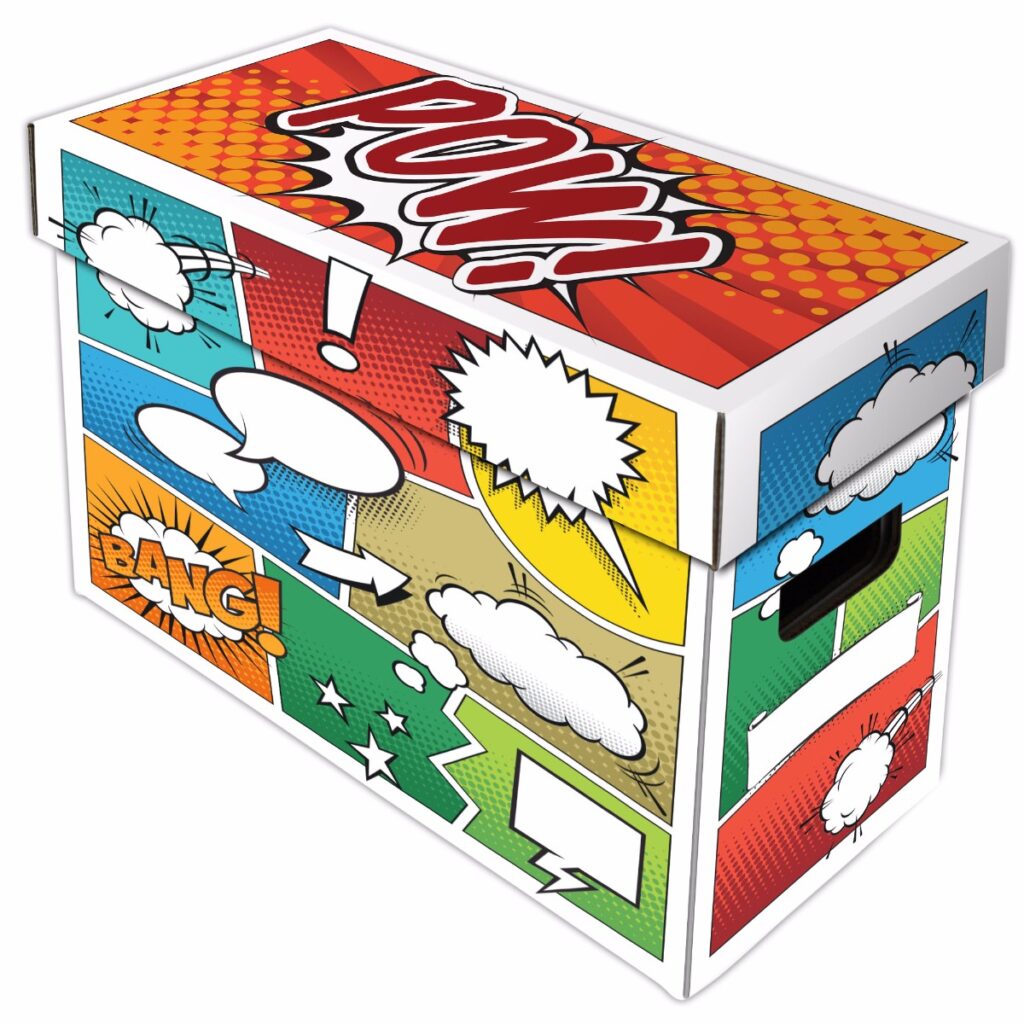 BCW Comic Storage Box 'Short' Art POW - Geek Culture