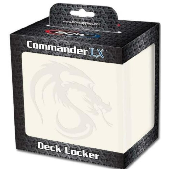 BCW Deck Commander LX White