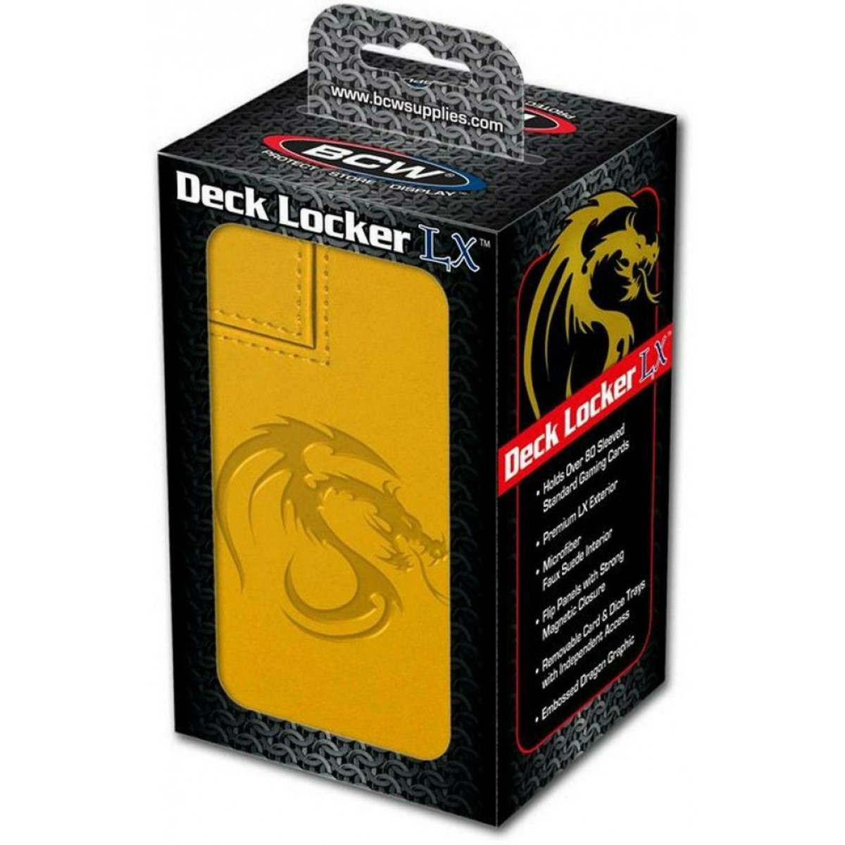 BCW Deck Locker LX Yellow