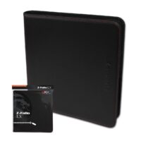 BCW Zipper Folio 12-Pocket LX Black - Image 2