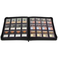 BCW Zipper Folio 12-Pocket LX Black - Image 3