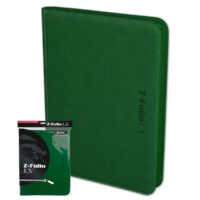 BCW Zipper Folio 9-Pocket LX Green - Image 2