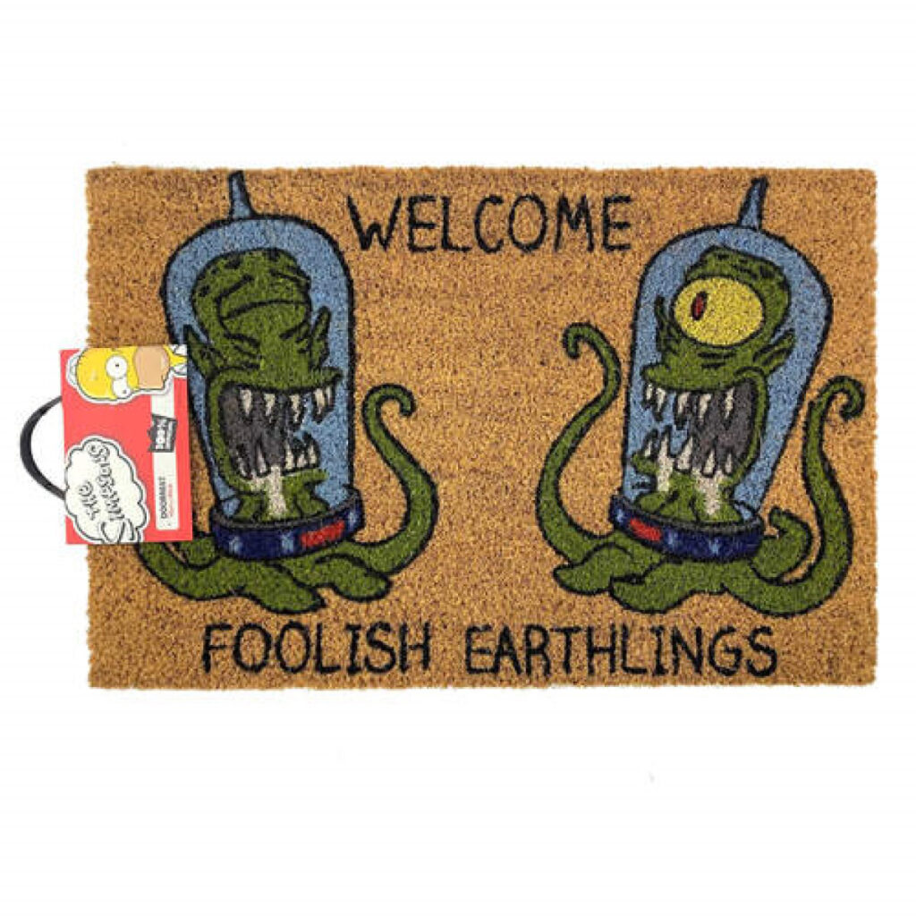 Licensed Doormat - Simpsons Fools Welcome - Geek Culture