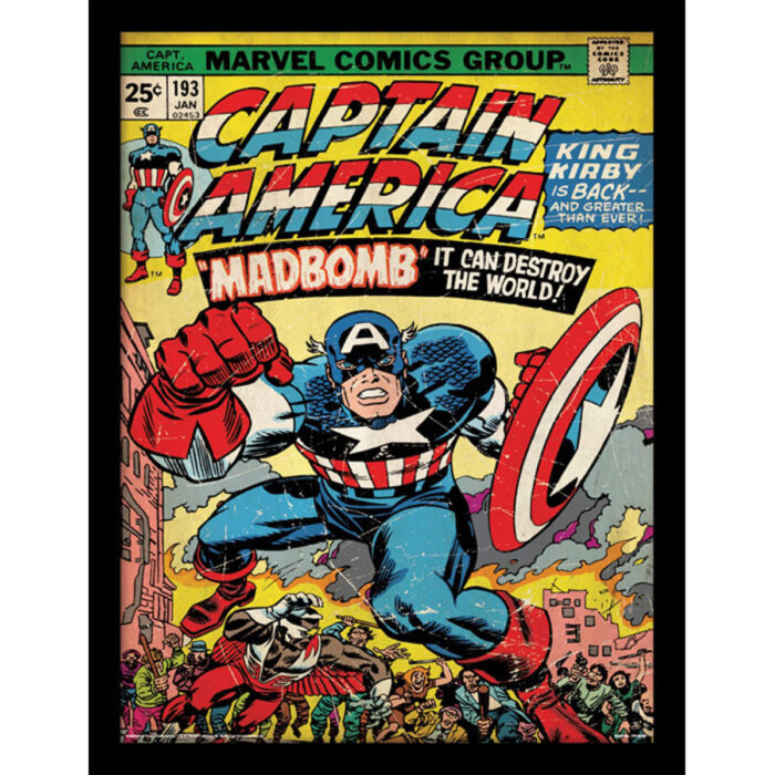 Licensed Wiro Notebook - Captain America Madbomb