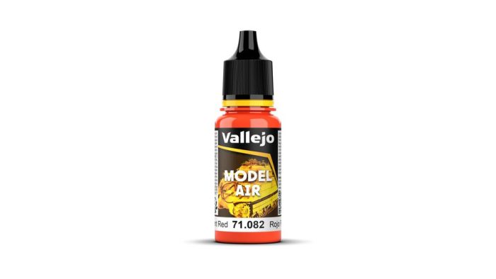 Vallejo - Model Air - Fluorescent Red 17 ml