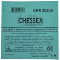 Chessex - Bag of 50 assorted Signature d6 Dice - Image 2