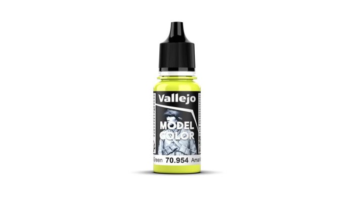 Vallejo Model Colour - Yellow Green 17 ml Old Formulation - Image 2
