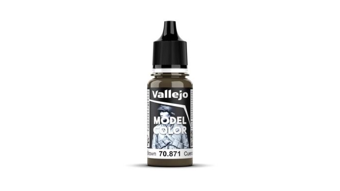 Vallejo Model Colour - Leather Brown 17 ml Old Formulation