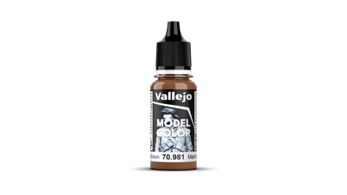 Vallejo Model Colour - Orange Brown 17 ml Old Formulation - Image 2