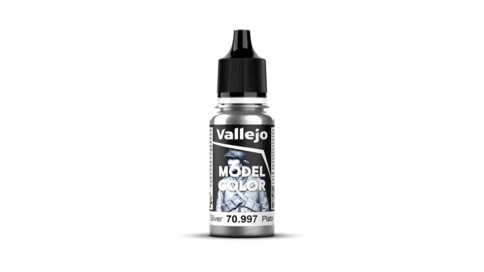 Vallejo - Model Color - Metallic - 195 - Silver - Image 2