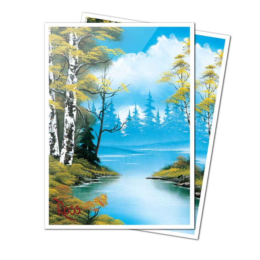 Ultra Pro: Bob Ross Lakeside Path 105ct APEX Deck Protector Sleeves - Image 3
