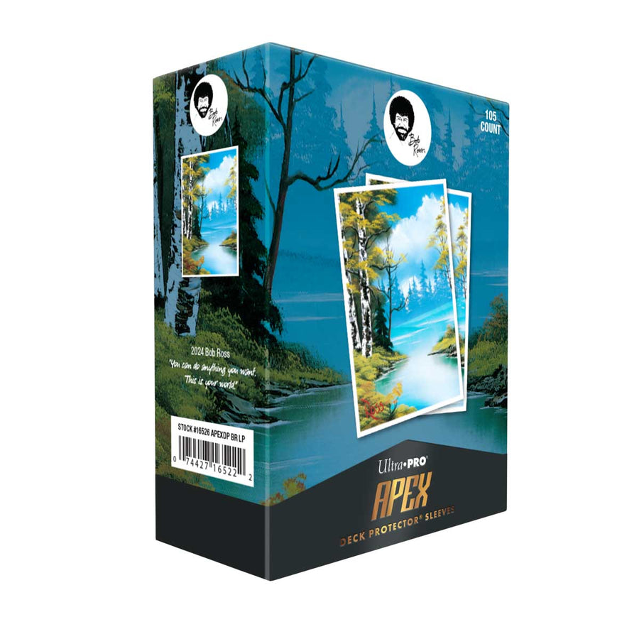 Ultra Pro: Bob Ross Lakeside Path 105ct APEX Deck Protector Sleeves