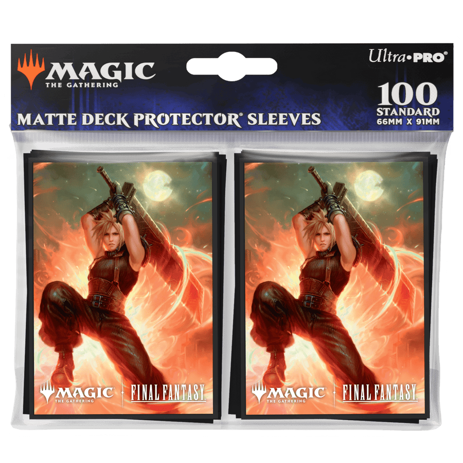 Ultra Pro: MTG – FINAL FANTASY 100ct Deck Protector Sleeves Commander (Cloud, Ex-SOLDIER) - Image 2
