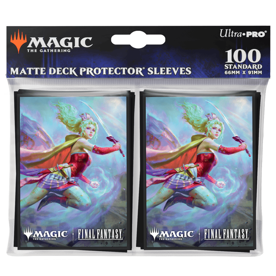 Ultra Pro: MTG – FINAL FANTASY 100ct Deck Protector Sleeves Commander (Terra, Herald of Hope) - Image 2