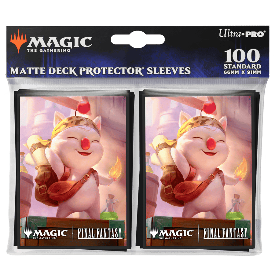 Ultra Pro: MTG – FINAL FANTASY 100ct Deck Protector Sleeves (Stiltzkin, Moogle Merchant ) - Image 2