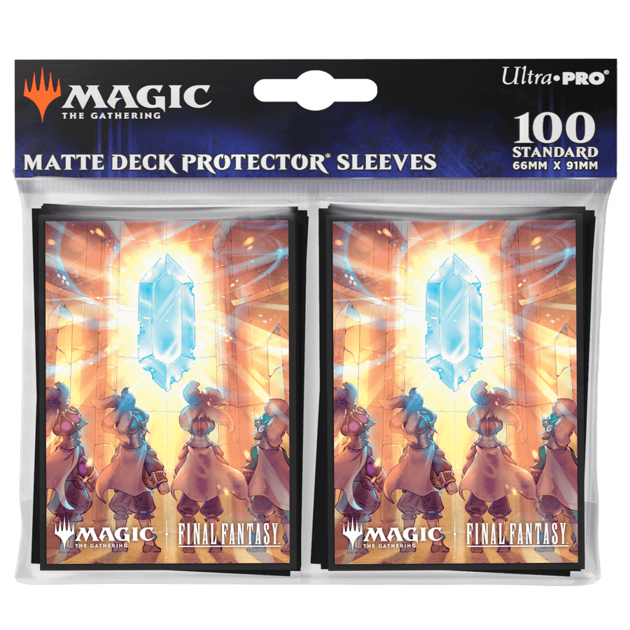 Ultra Pro: MTG – FINAL FANTASY 100ct Deck Protector Sleeves (The Crystal’s Chosen) - Image 2
