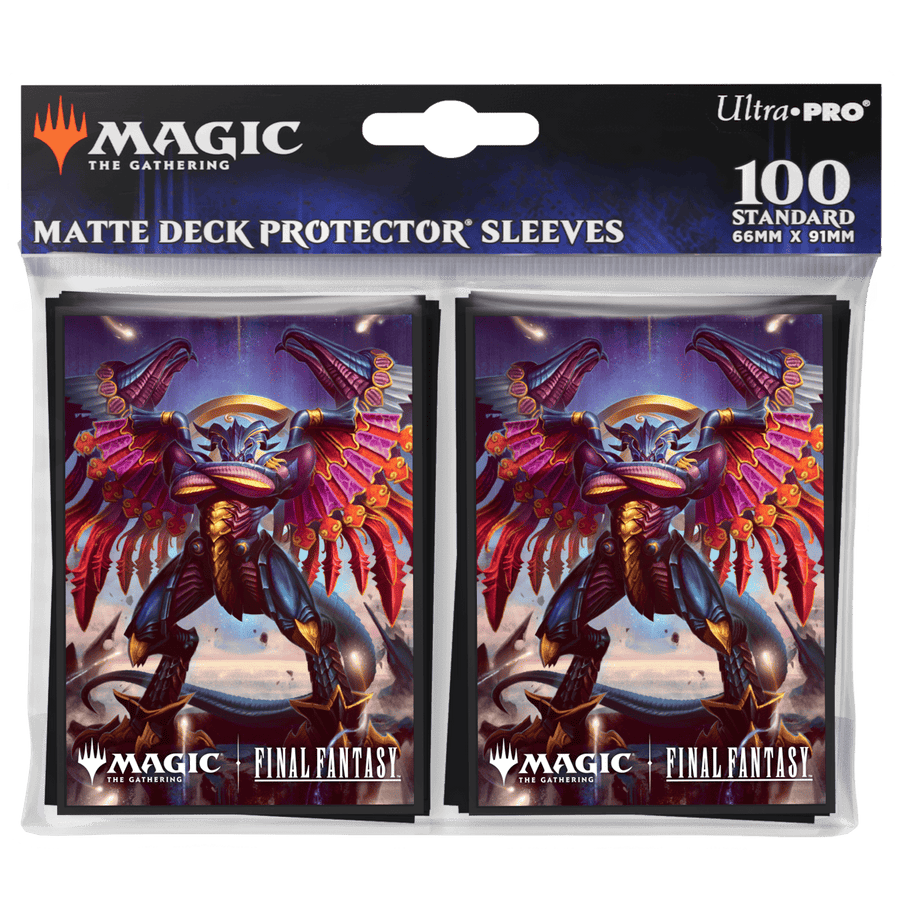 Ultra Pro: MTG – FINAL FANTASY 100ct Deck Protector Sleeves (Summon: Bahamut) - Image 2