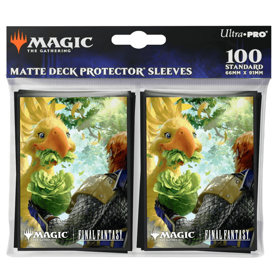Ultra Pro: MTG – FINAL FANTASY 100ct Deck Protector Sleeves (Gysahl Greens) - Image 2