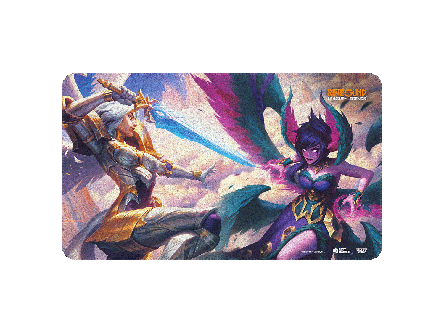 Riftbound: Vendetta Playmat — Kayle vs Morgana