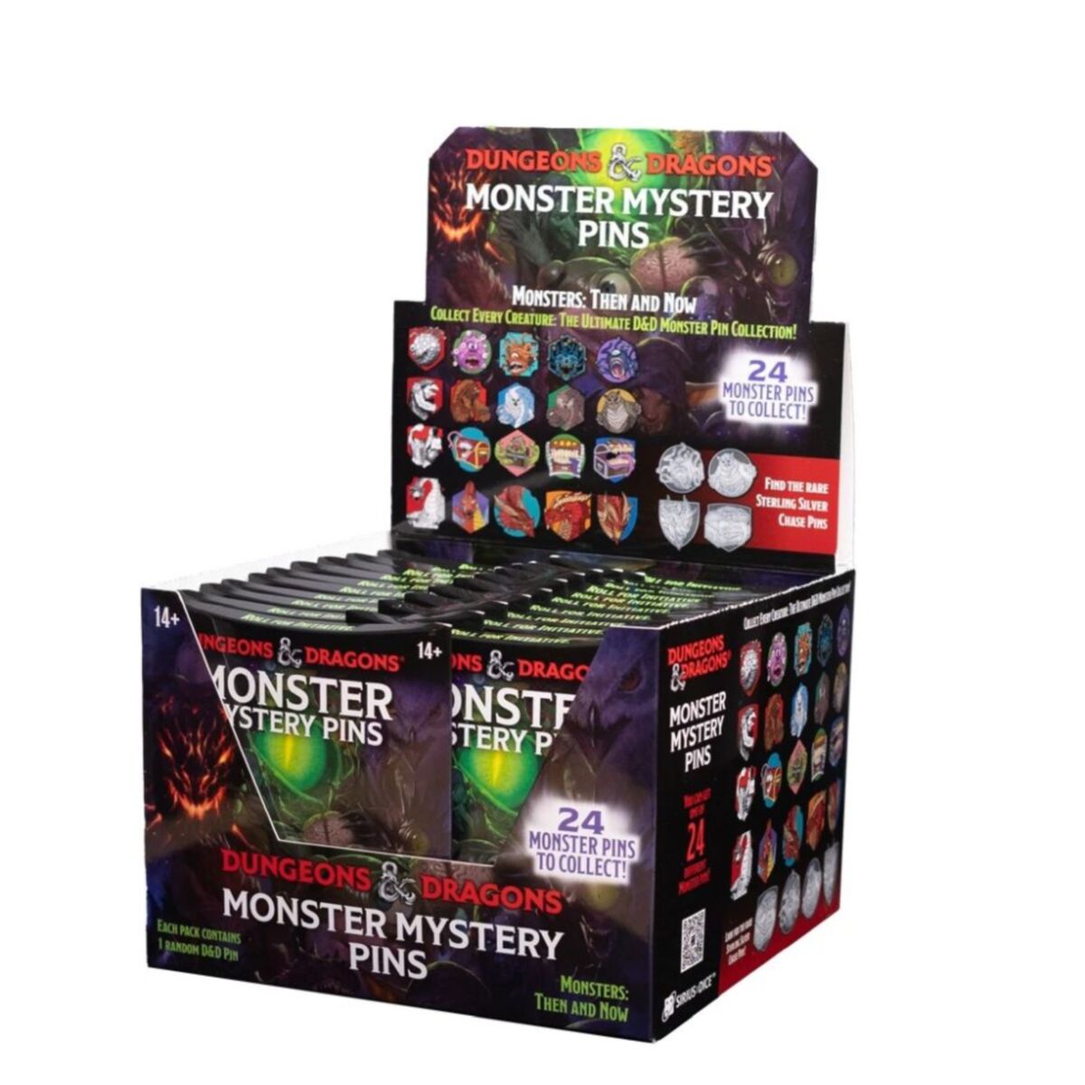 Sirius Dice – Dungeons and Dragons Monster Mystery Pin PDQ Display