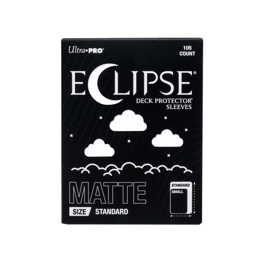 Ultra PRO: ECLIPSE Matte Standard Deck Protector Sleeves 105ct – Arctic White
