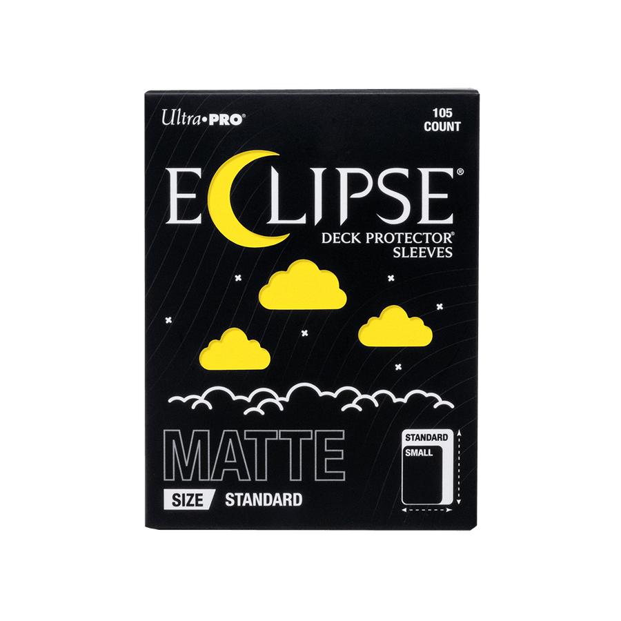 Ultra PRO: ECLIPSE Matte Standard Deck Protector Sleeves 105ct – Lemon Yellow