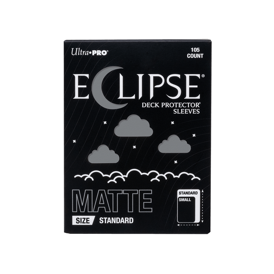 Ultra PRO: ECLIPSE Matte Standard Deck Protector Sleeves 105ct – Smoke Grey