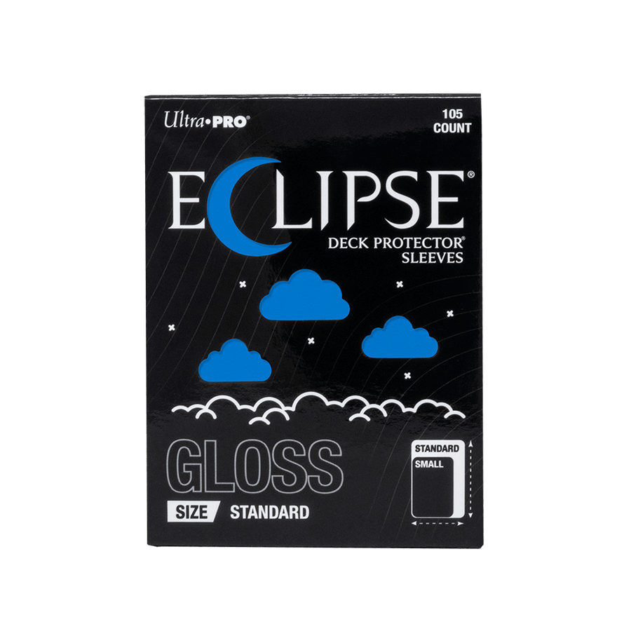 Ultra PRO: ECLIPSE Gloss Standard Deck Protector Sleeves 105ct – Pacific Blue