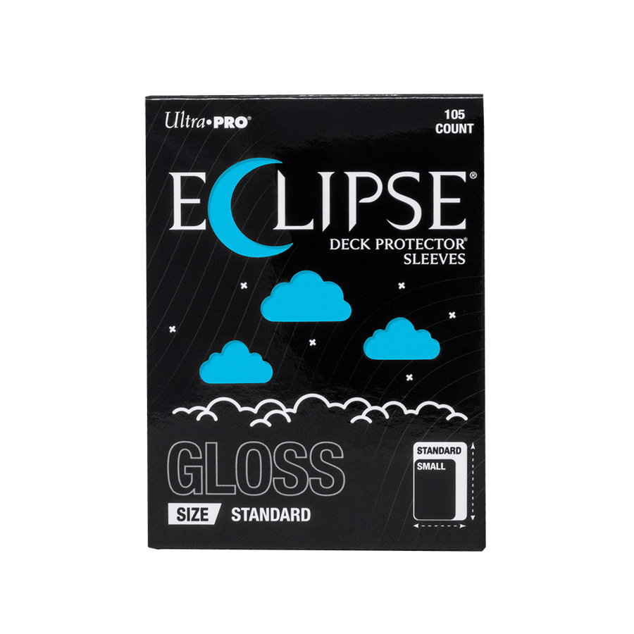 Ultra PRO: ECLIPSE Gloss Standard Deck Protector Sleeves 105ct – Sky Blue