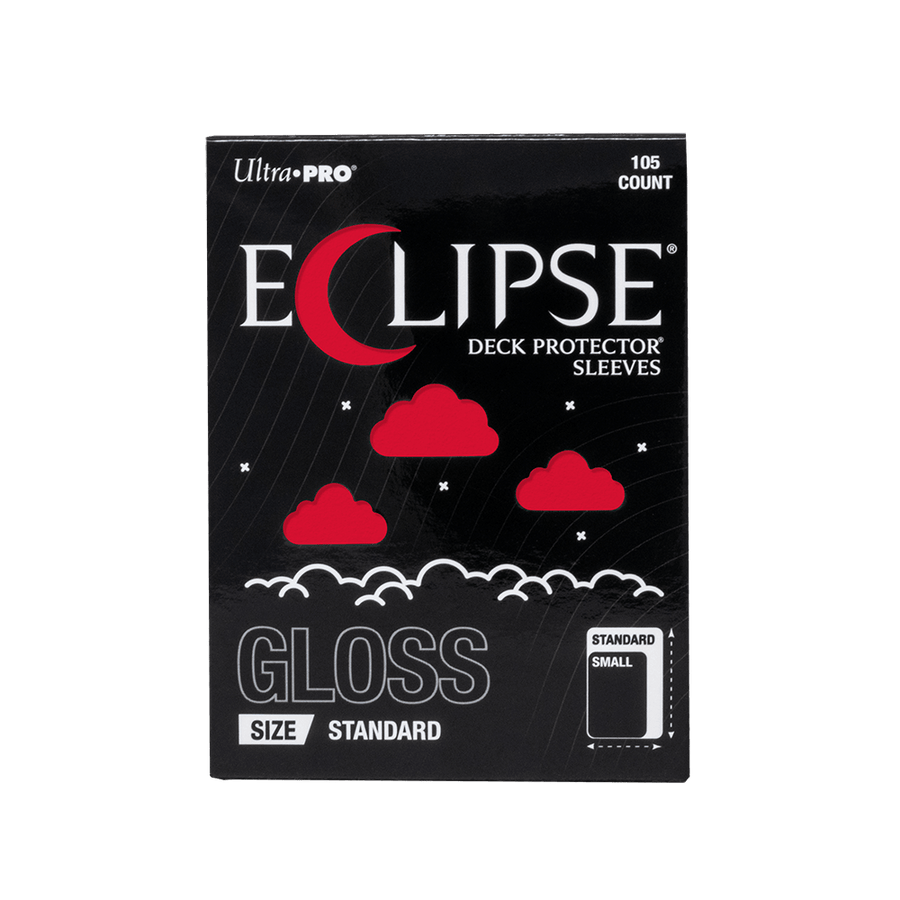 Ultra PRO: ECLIPSE Gloss Standard Deck Protector Sleeves 105ct – Apple Red