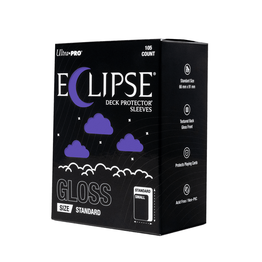 Ultra PRO: ECLIPSE Gloss Standard Deck Protector Sleeves 105ct – Royal Purple