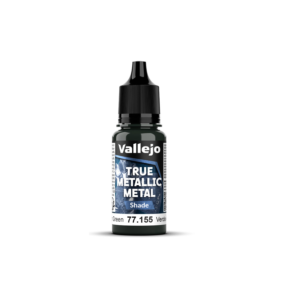 Vallejo - True Metallic Metal - Shade - Amber Green 18ml