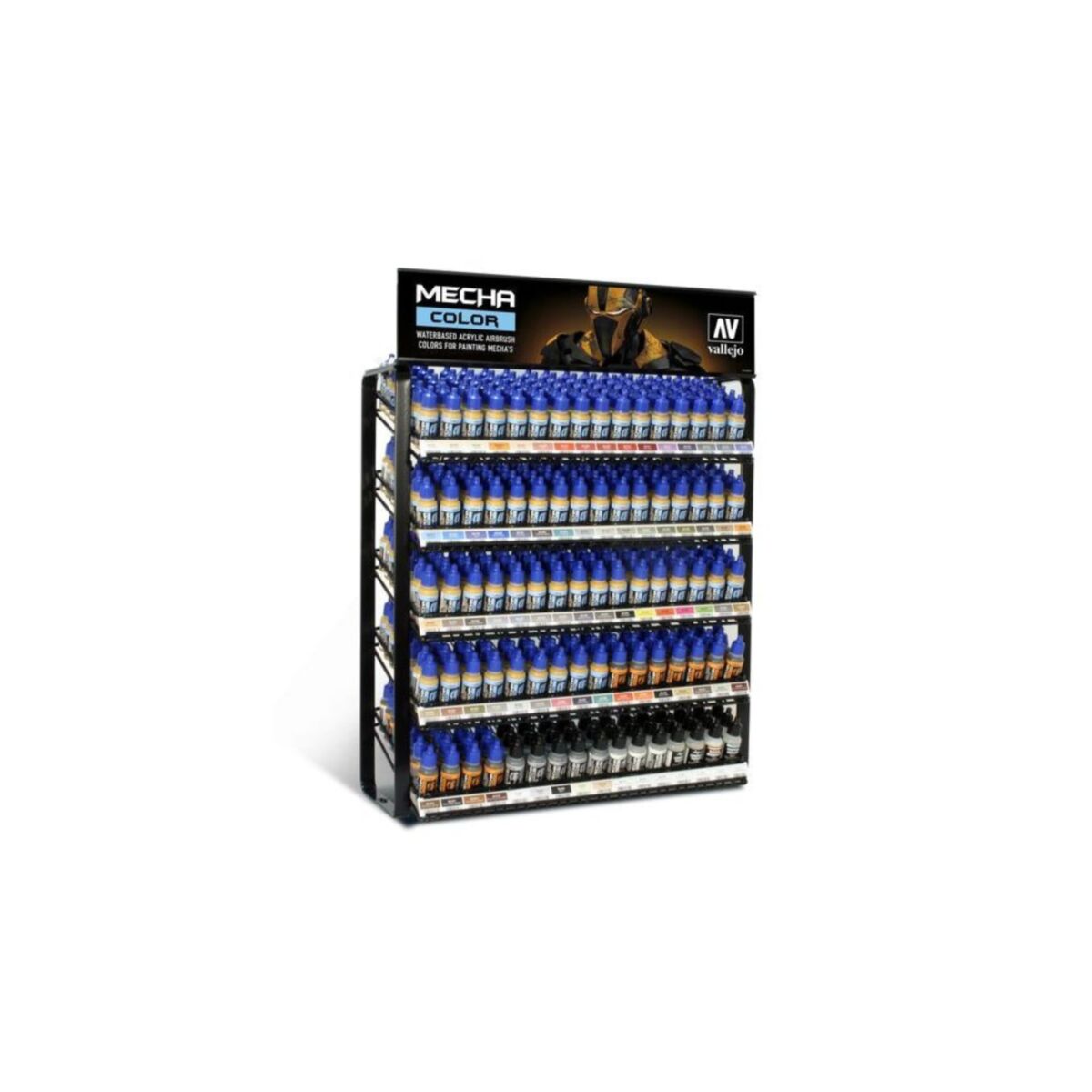 Vallejo - Mecha Color - Display Rack with Stock