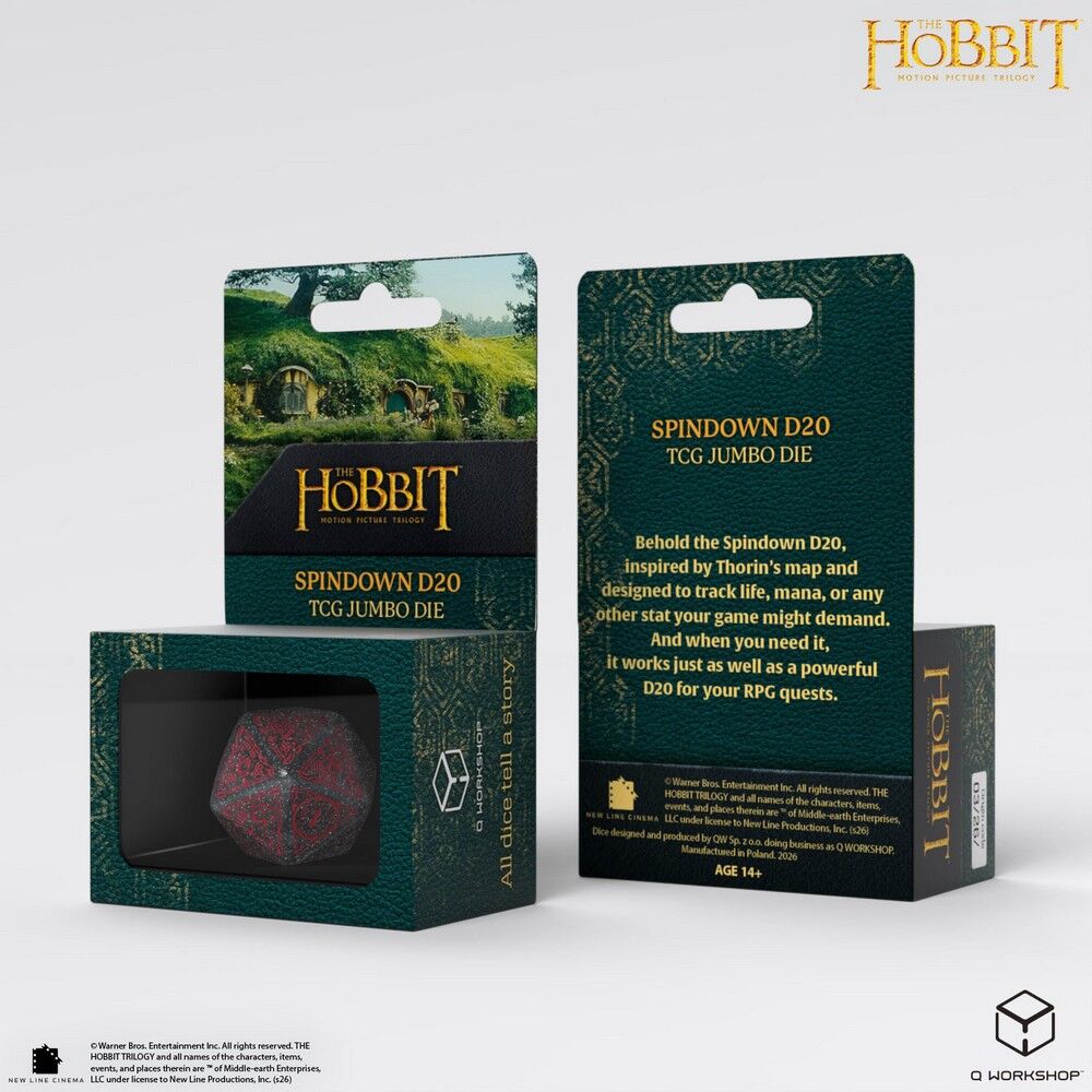 The Hobbit Spindown D20 - Lunaris TCG Jumbo Die