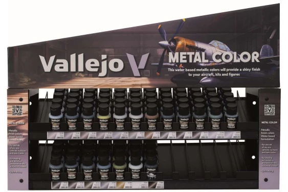 Vallejo - Metal Color - Display Rack with Stock