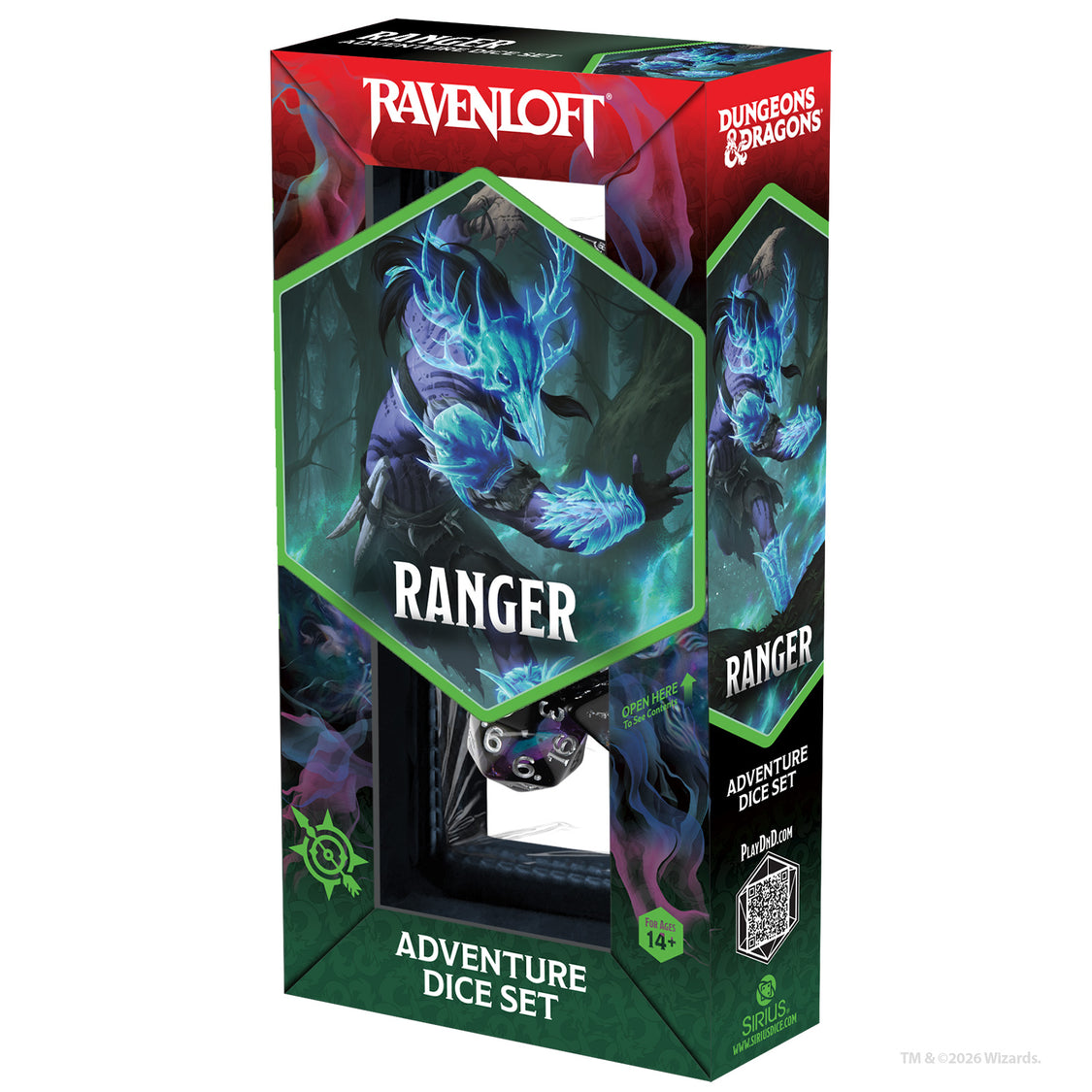 D&D Adventure Dice – Ranger: Black, Blue
