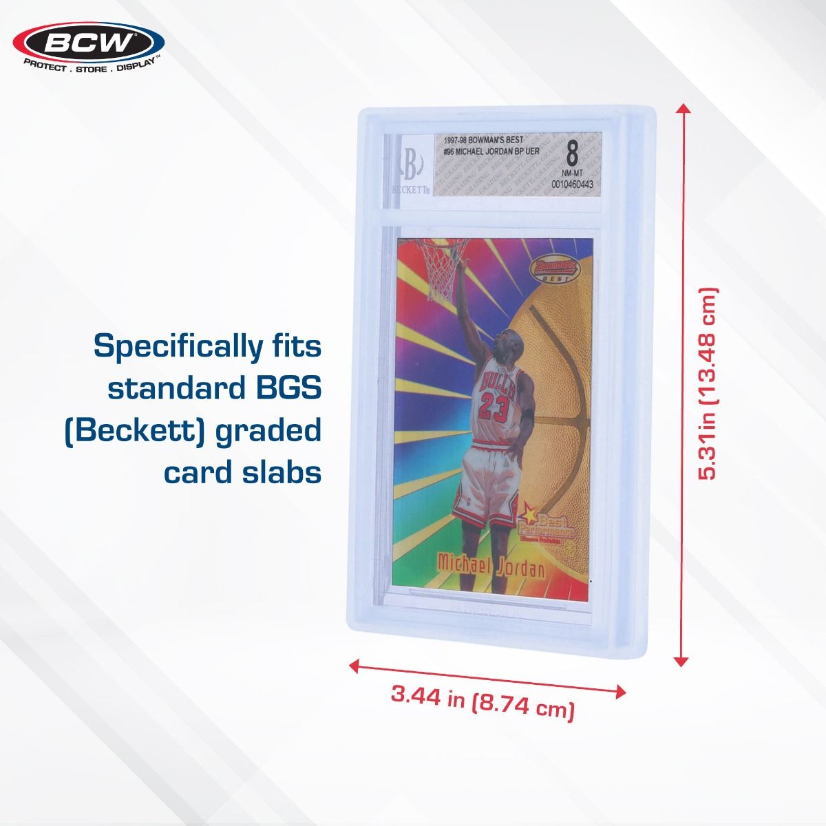 BCW Slab Bumper (BGS) 6ct - Clear