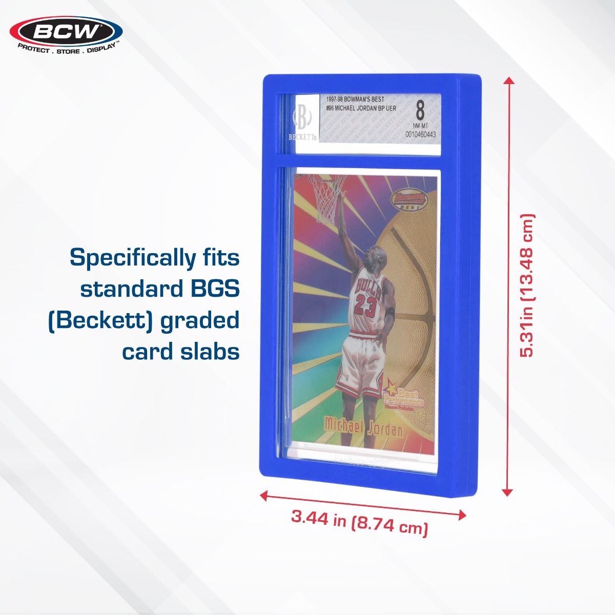 BCW Slab Bumper (BGS) 6ct - Blue