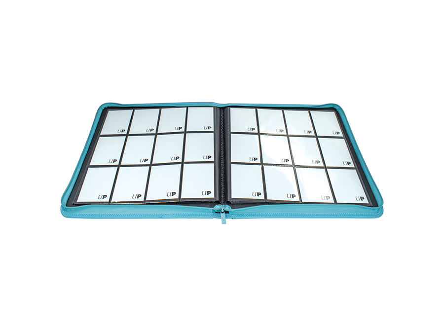 Ultra PRO: Vivid 12-Pocket Zippered PRO-Binder – Light Blue - Image 2